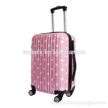 Customize luggage trolley sets suitcase luggage